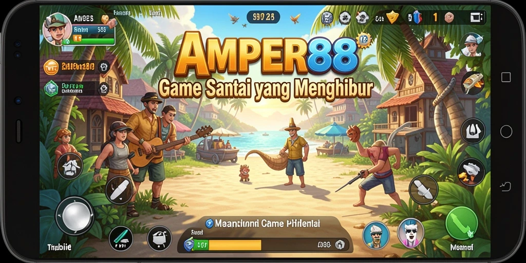 Screenshot gameplay AMPER88 yang menampilkan aksi seru dan menghibur.