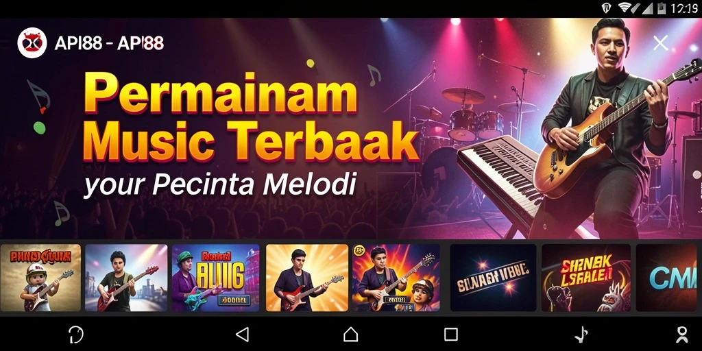 Tampilan gameplay API88 yang menarik dengan berbagai pilihan lagu.