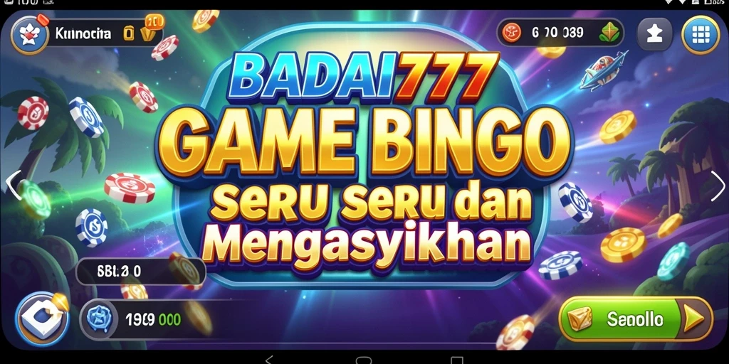Tampilan gameplay Bingo yang seru dan interaktif di BADAI777.