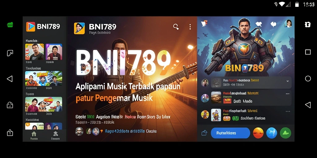 Tampilan screenshot BNI789 menampilkan antarmuka permainan musik yang menarik.