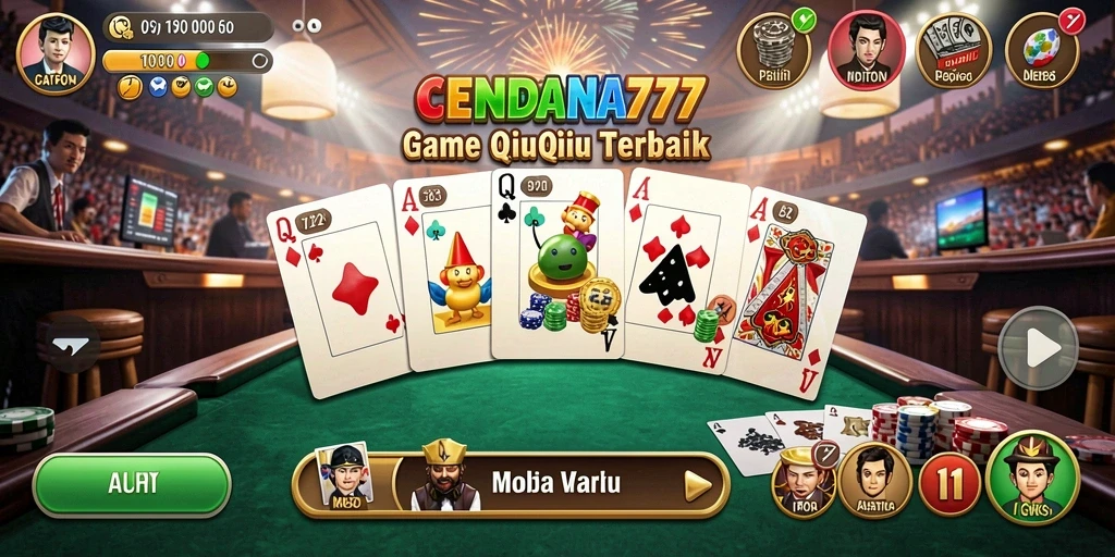 Tampilan gameplay QiuQiu yang menarik dan mengasyikkan.