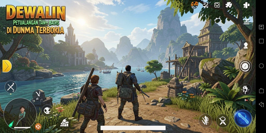 Gameplay memukau di dunia terbuka DEWALIN.
