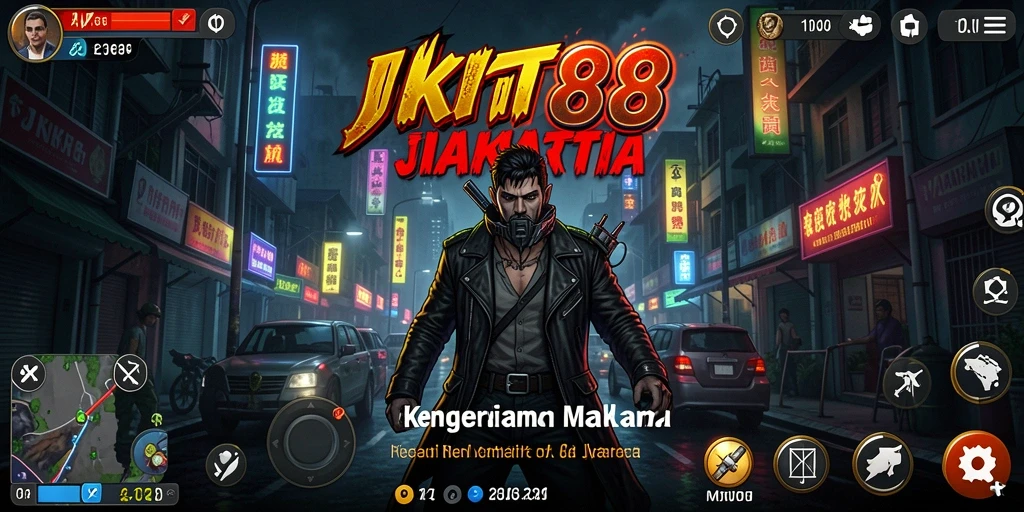 Screenshot JKT88 menampilkan suasana mencekam dalam permainan Horror.
