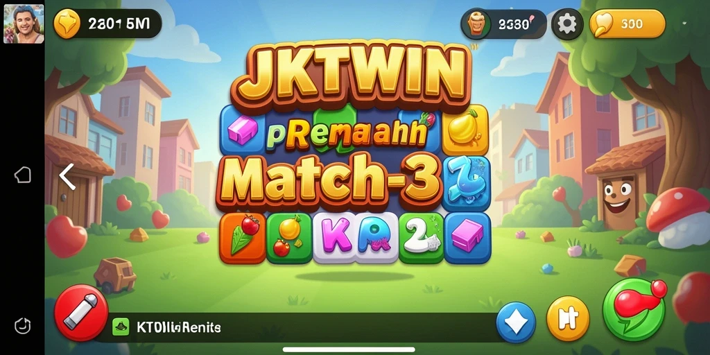 Tampilan gameplay JKTWIN yang seru dan penuh warna.