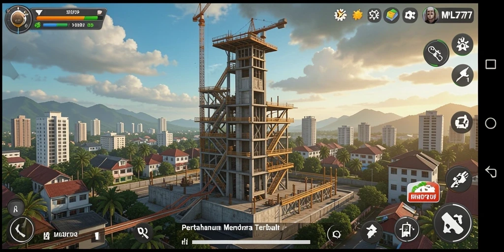 Tangkapan layar MPL777 menampilkan aksi gameplay seru dalam Tower Defense.