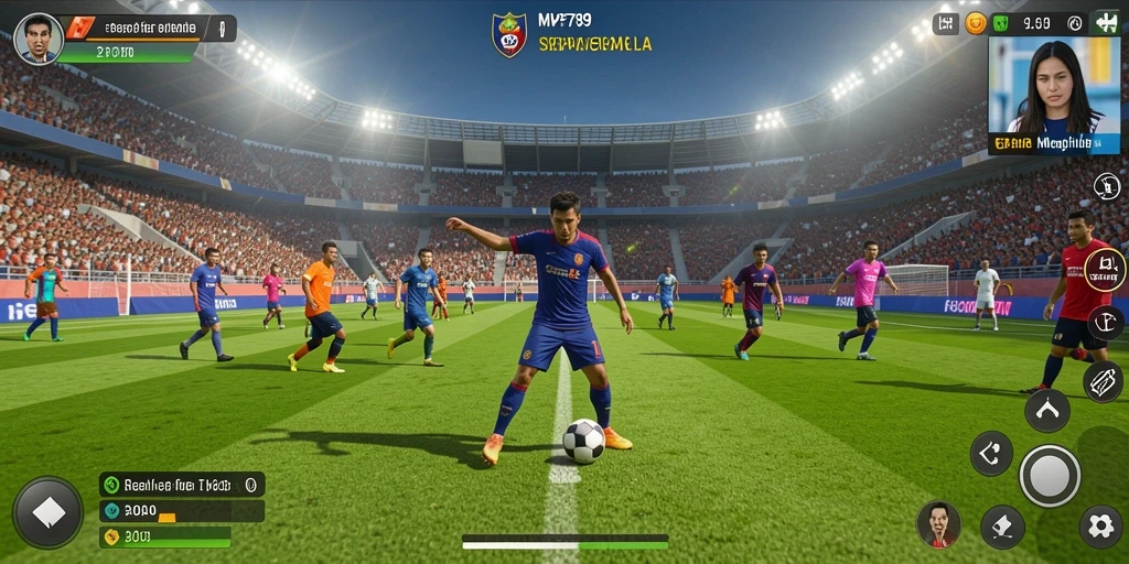 Tampilan gameplay menarik dari MVP789 yang menunjukkan aksi di lapangan.