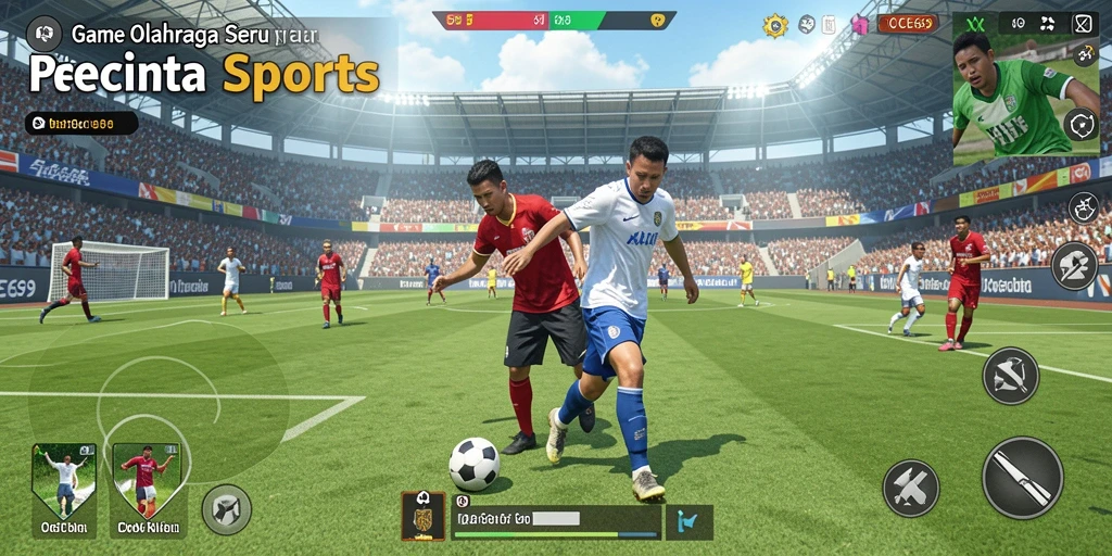 Tampilan gameplay OCE69 yang mendebarkan dengan aksi olahraga seru.