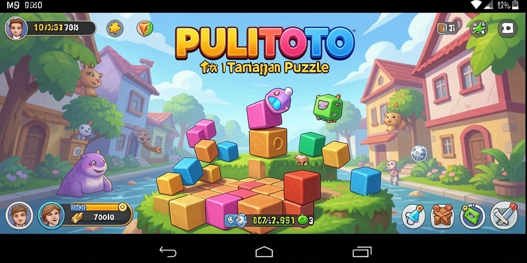Tampilan gameplay PULITOTO yang seru dan menantang.