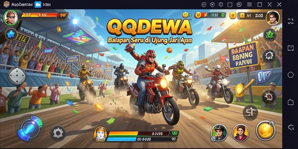 Screenshot dari gameplay QQDEWA yang menarik dan mendebarkan.