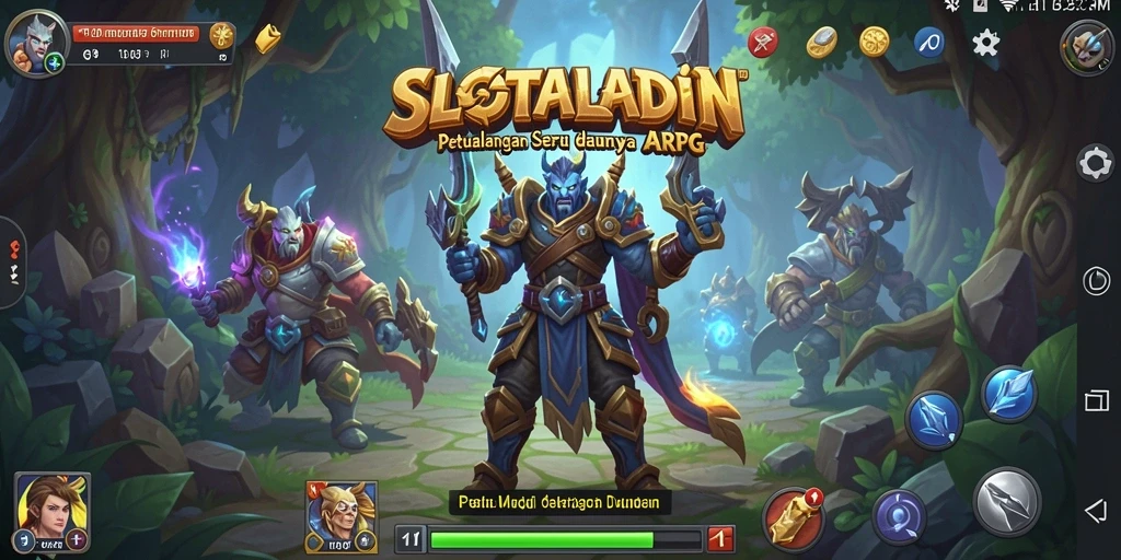Tampilan mendebarkan dari gameplay <strong>SLOTALADIN</strong> yang penuh aksi.
