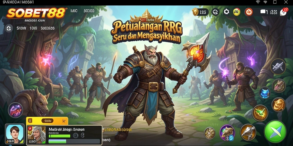 Gameplay RPG SOBET88 yang mendebarkan dan imersif.