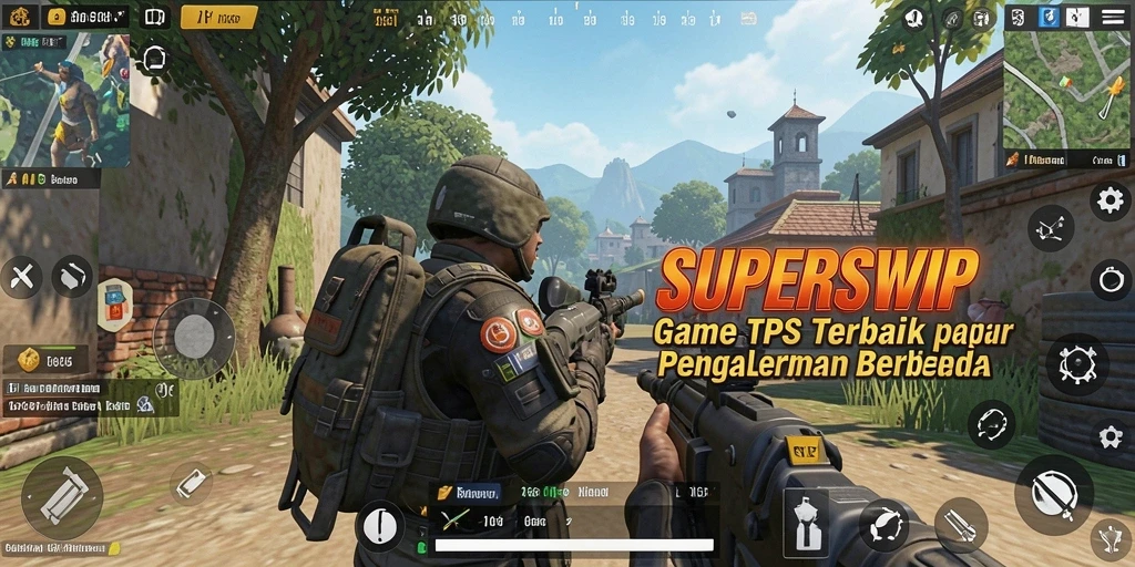 Tampilan gameplay mendebarkan di dalam SUPERSVIP.